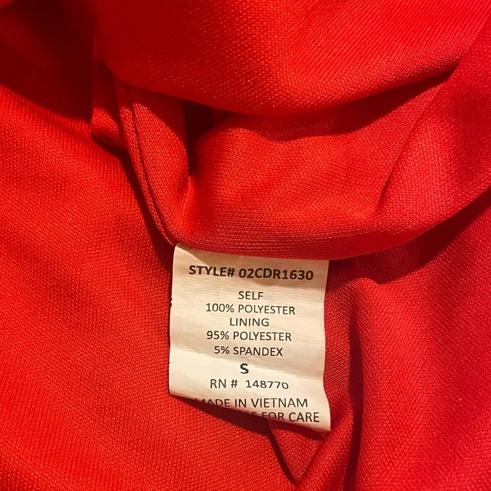 Sienna Sky Red Floral‎ Mini Dress Small - Picture 7 of 7